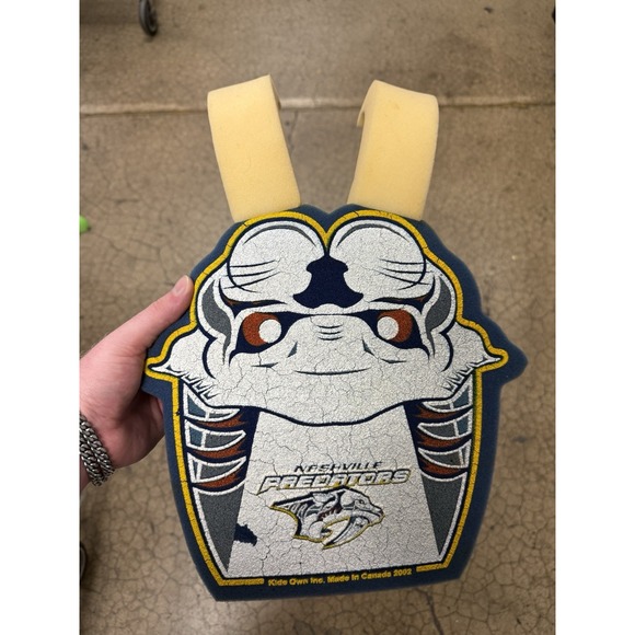Other - Vintage Nashville Predators Foam Finger 2002 Sabertooth Fang Collectible RARE